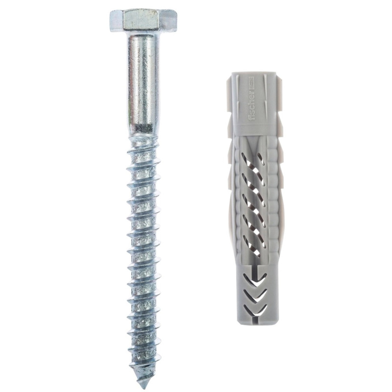 Fischer Univerzální hmoždinka UX 12 x 70 S K NV se šrouby, 2 ks