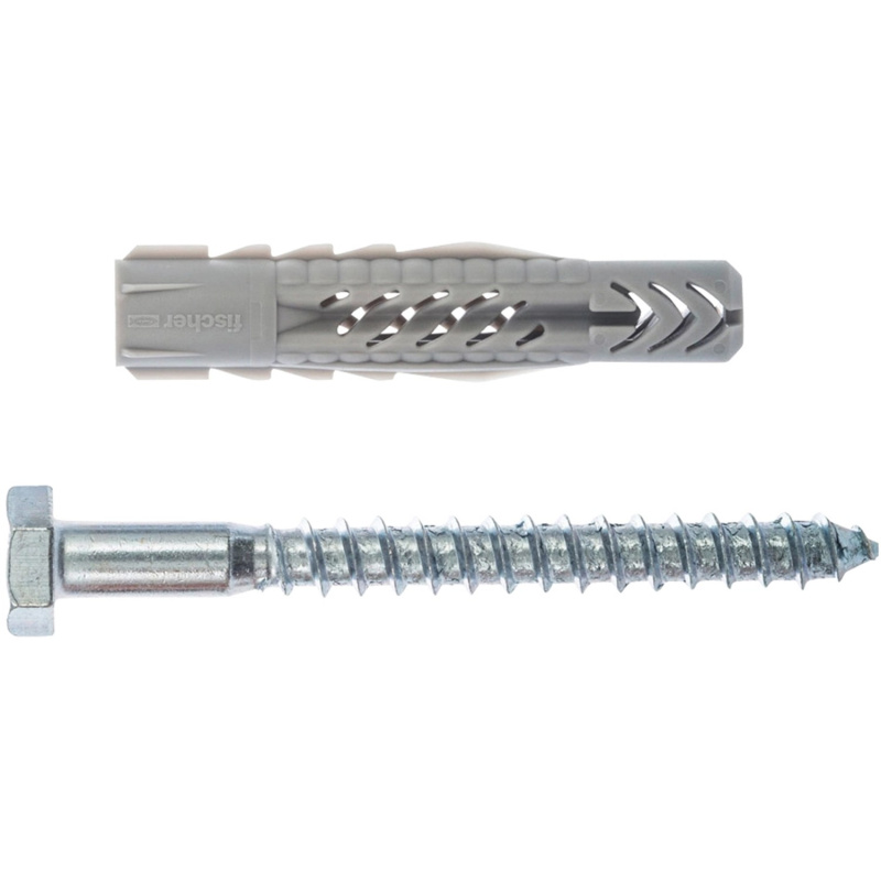 Fischer Univerzální hmoždinka UX 10 x 60 S K NV se šrouby, 4 ks