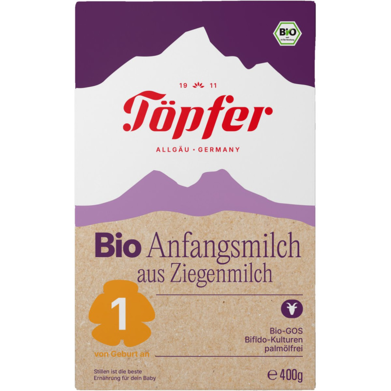 Töpfer BIO Počáteční mléčná kojenecká výživa 1 z kozího mléka