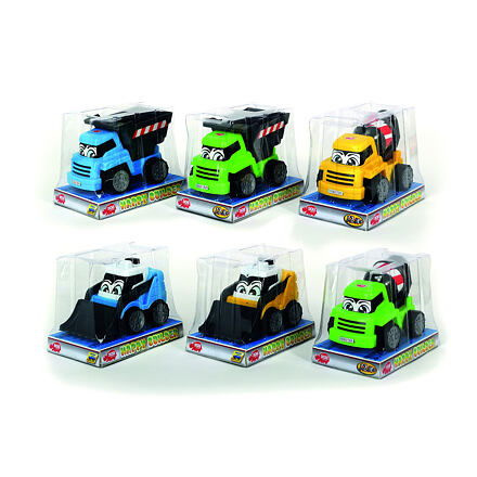 Dickie Pracovní auto Happy Builder 13 cm, 6 druhů