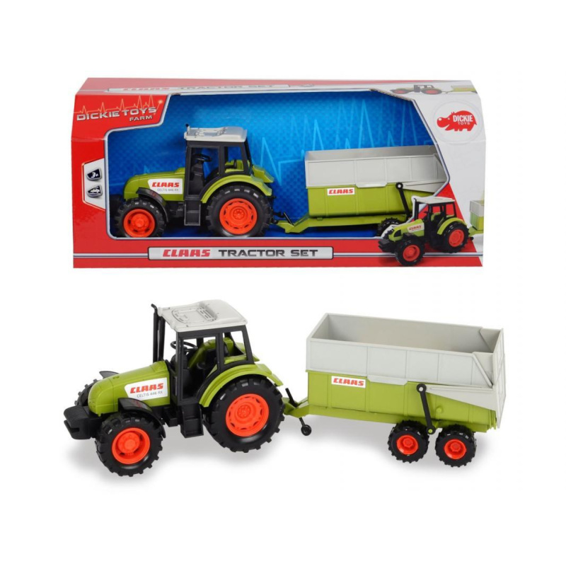 Dickie Traktor CLAAS s přívěsem 36 cm