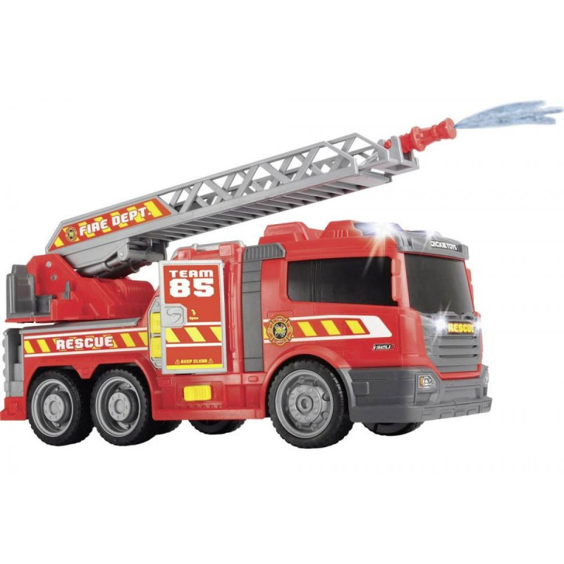 Dickie Action Series Action Series hasičské auto 36cm světlo zvuk ruční pumpa