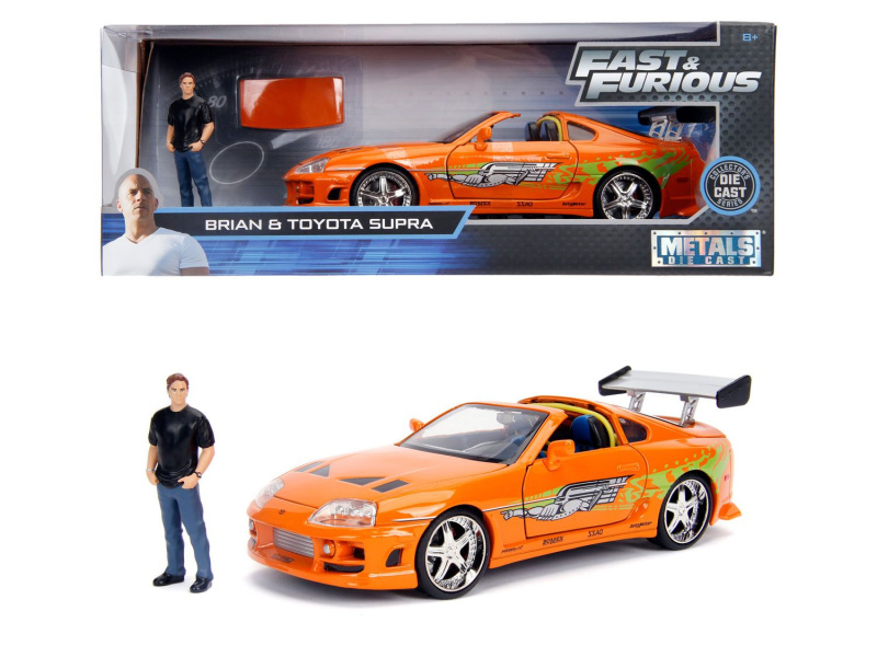 JADA vůz Fast & Furious 1995 Toyota Supra tlakově litý bronz 1:24