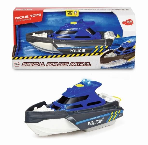 Dickie Policejní loď Special Forces, česká verze