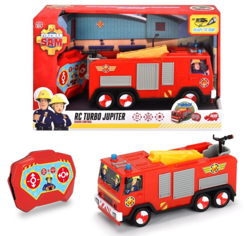 RC Požárník Sam Hasičské auto Jupiter 1:24, 2 kan