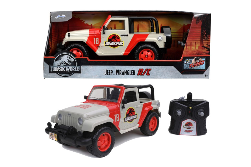 Jada Toys Jurassic Park RC Jeep Wrangler 1:16 - 1 kus