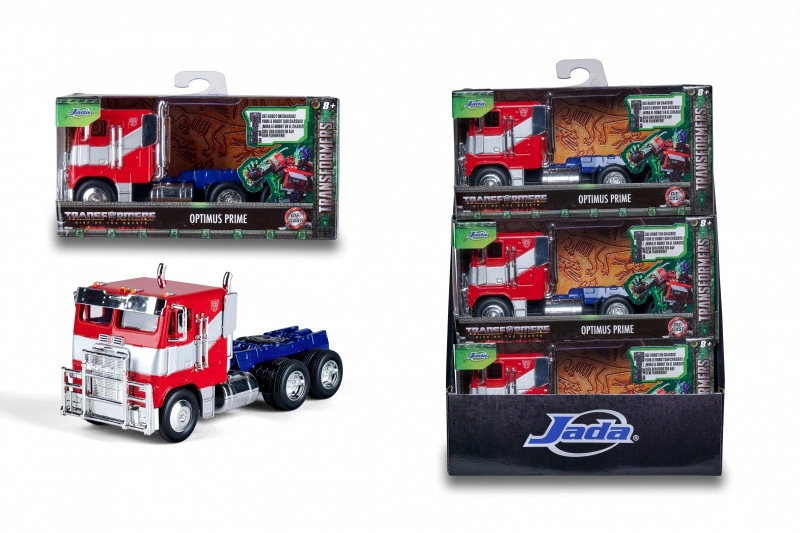 Jada Autíčko Optimus Prime Truck Transformers T7 kovové 1:32