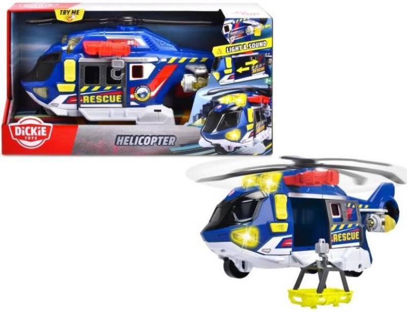 Záchranářská helikoptéra 39 cm, světlo, zvuk