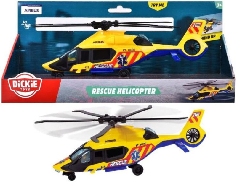 Dickie Záchranářská helikoptéra Airbus H160 23 cm