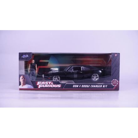 Jada Rychle a zběsile 1970 Dodge Charger + figurka Dominic Toretto kovová 1:24