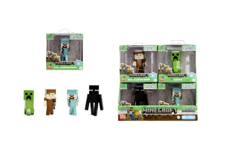 Kovové sběratelské figurky MINECRAFT 6,5 cm od Jada Toys