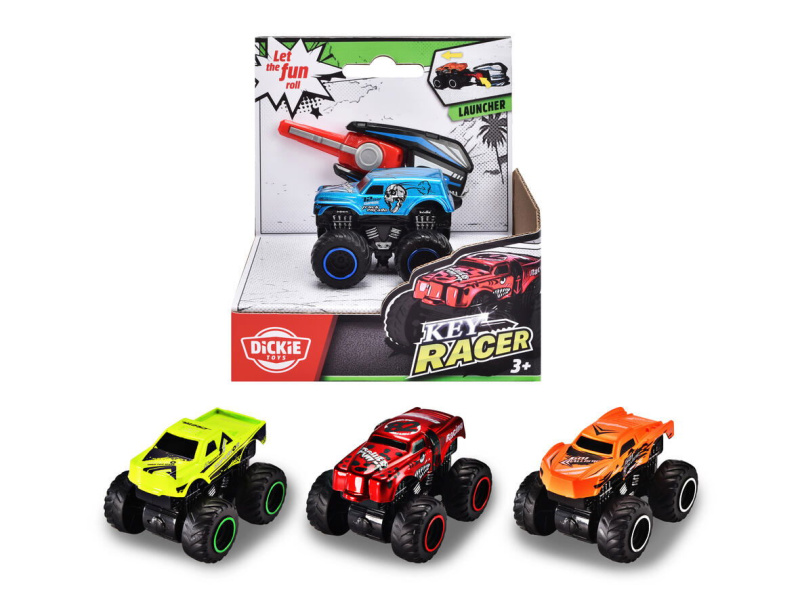 Auto Key Racer kovové autíčko s vystřelovacím zařízením