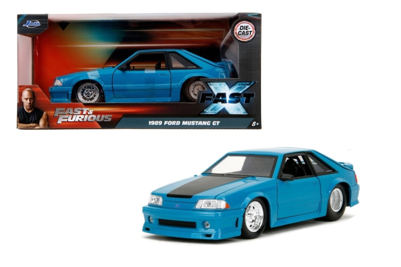 1989 ford mustang gt 1:24 od jada toys – fast & furious 10 licencovaný model