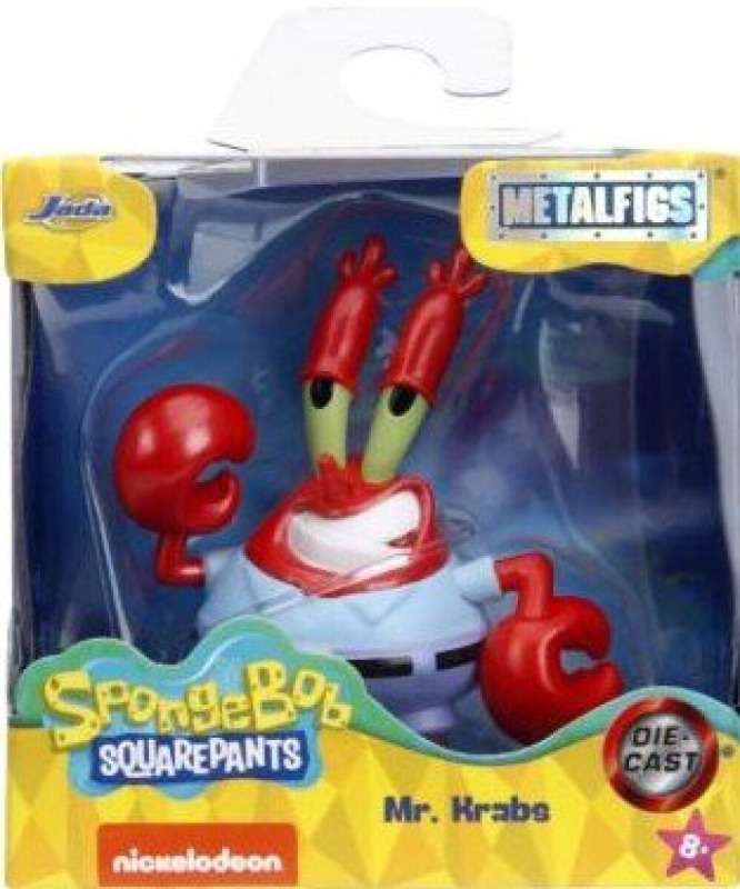 Kovové sběratelské figurky SPONGEBOB SQUAREPANTS – 4 druhy (SpongeBob, Patrick, Squidward, Mr. Krabs) 6,5 cm