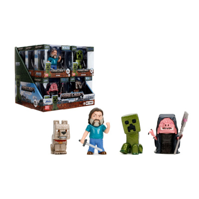 Minecraft Movie kovové sběratelské figurky 6,5 cm – 4 druhy