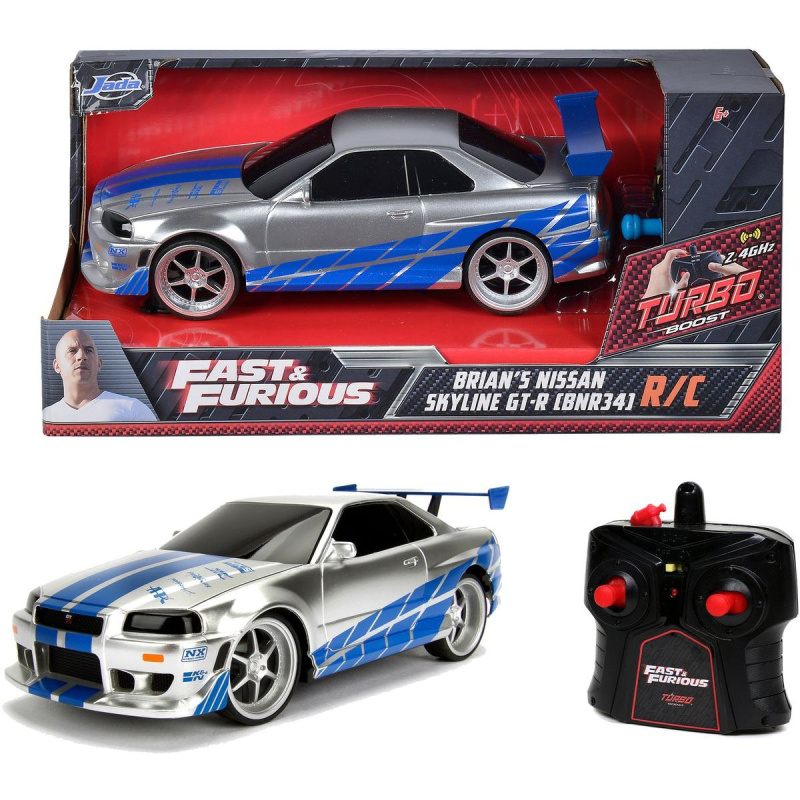Jada Rychle a zběsile RC auto Nissan Skyline 1:24
