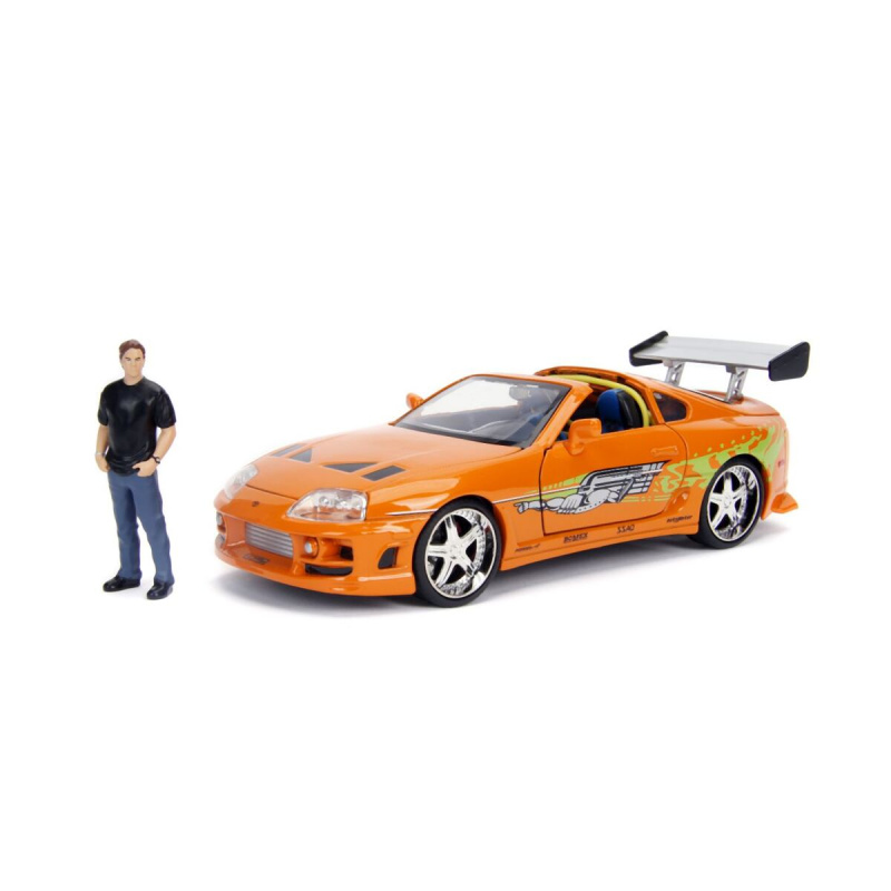 Jada Rychle a zběsile auto 1995 Toyota Supra 1:24 + figurka Brian O’Conner