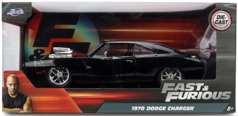 Jada Rychle a zběsile auto 1970 Dodge Charger 1:24