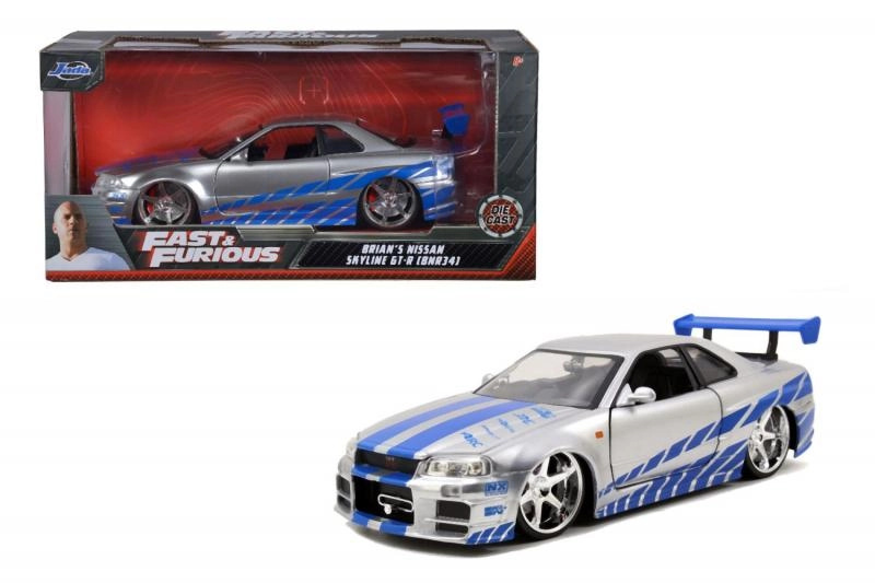 Jada Rychle a zběsile auto 2002 Nissan Skyline 1:24