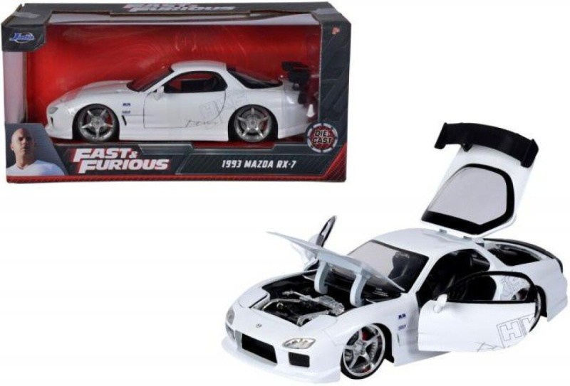 Jada Rychle a zběsile auto Mazda RX-7 1:24