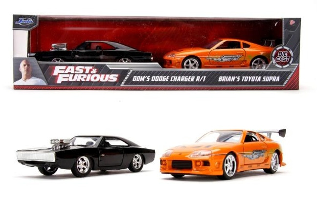 Jada Rychle a zběsile Twin Pack Toyota Supra a Dodge Charger 1:32