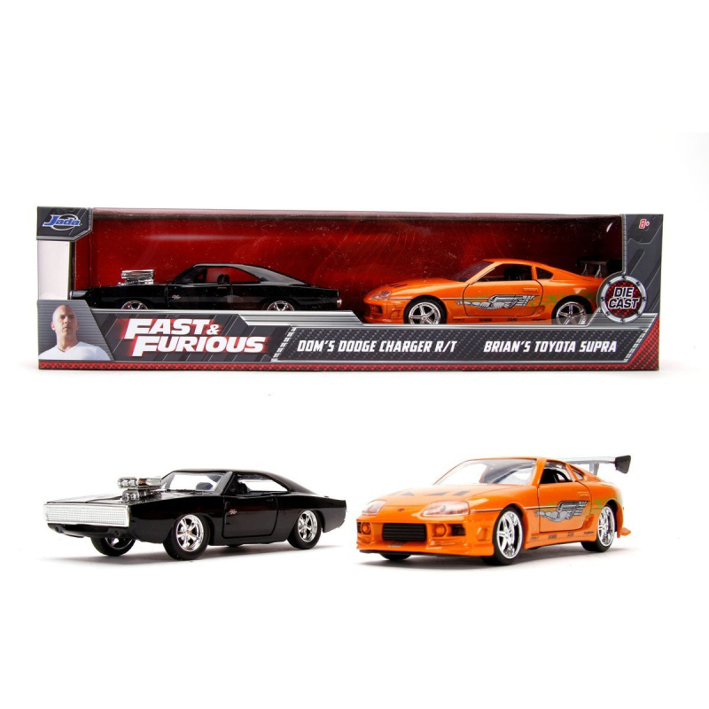 Jada Rychle a zběsile Twin Pack Toyota Supra a Dodge Charger 1:32