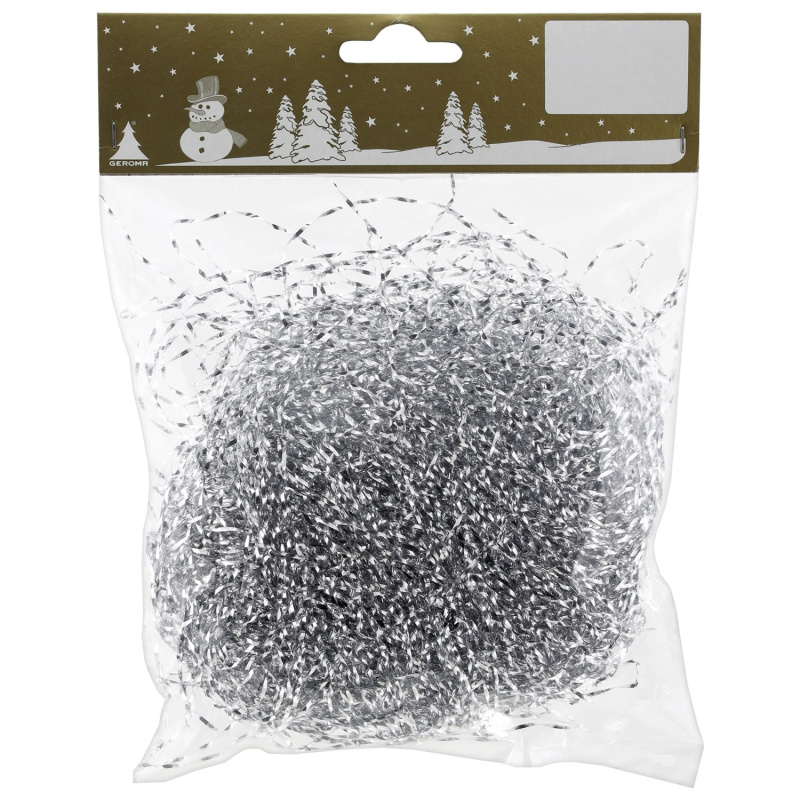 Vánoční dekorace umělá vlna, stříbrná, 10 g
