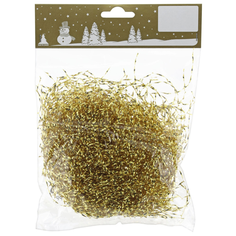 Vánoční dekorace umělá vlna, zlatá, 10 g