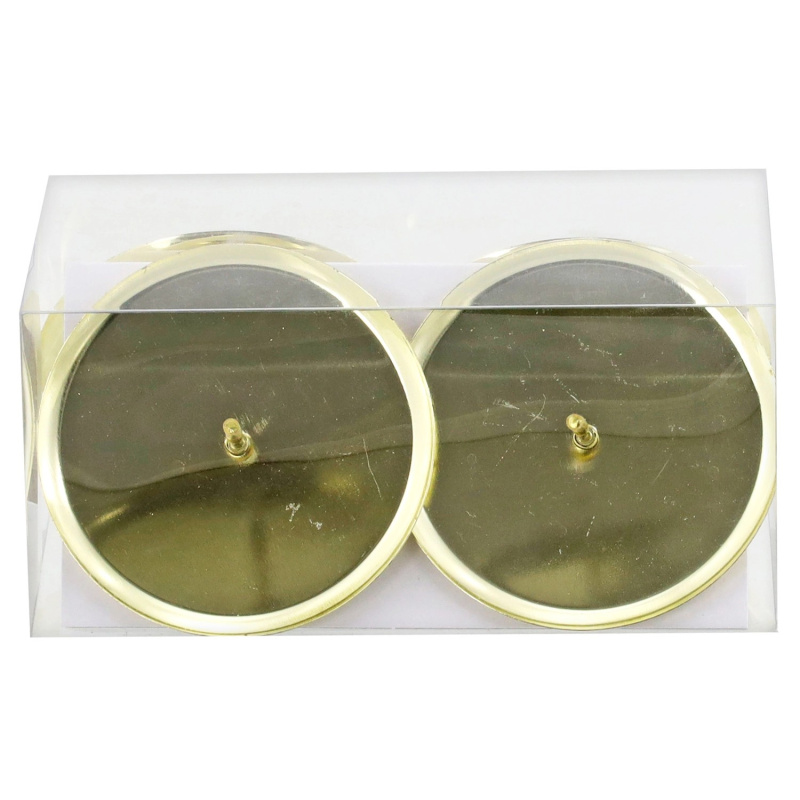 Kovový držák adventní svíčky, 4 ks