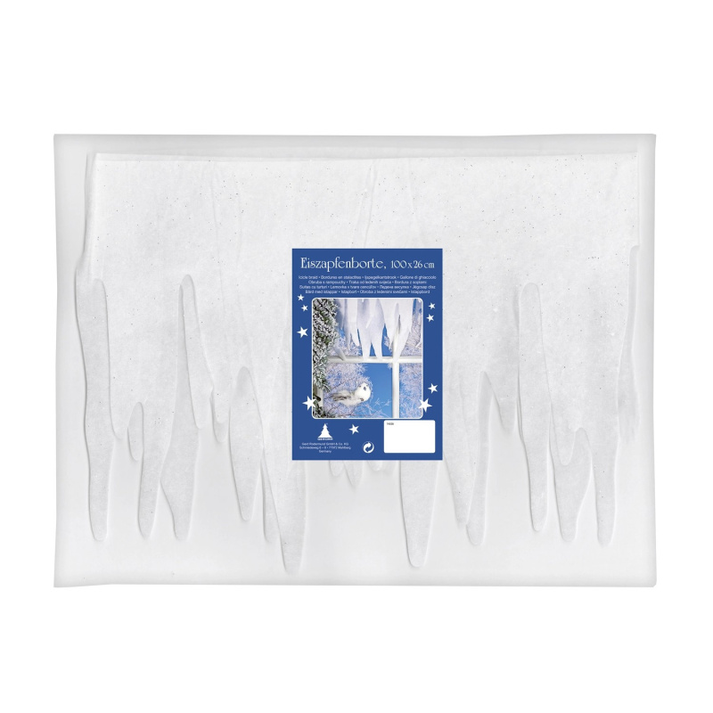 Girlanda s rampouchy z netkané textilie, 26 x 100 cm