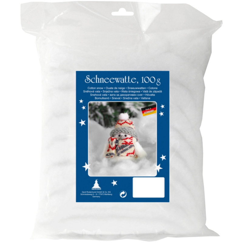 GEROMA Sněhová vata, bílá, 100 g