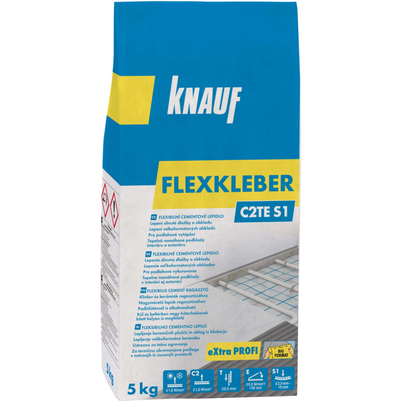 Knauf Cementové lepidlo Flexkleber C2T S1 5 kg