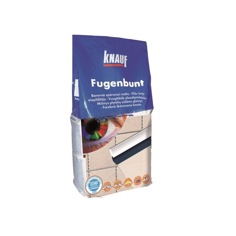 Knauf Spárovací hmota Fugenbunt, tmavě hnědá, 5 kg