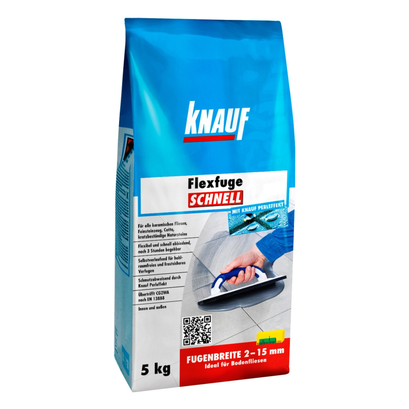 Knauf Spárovací hmota Flexfuge Schnell cementová šedá 5 kg