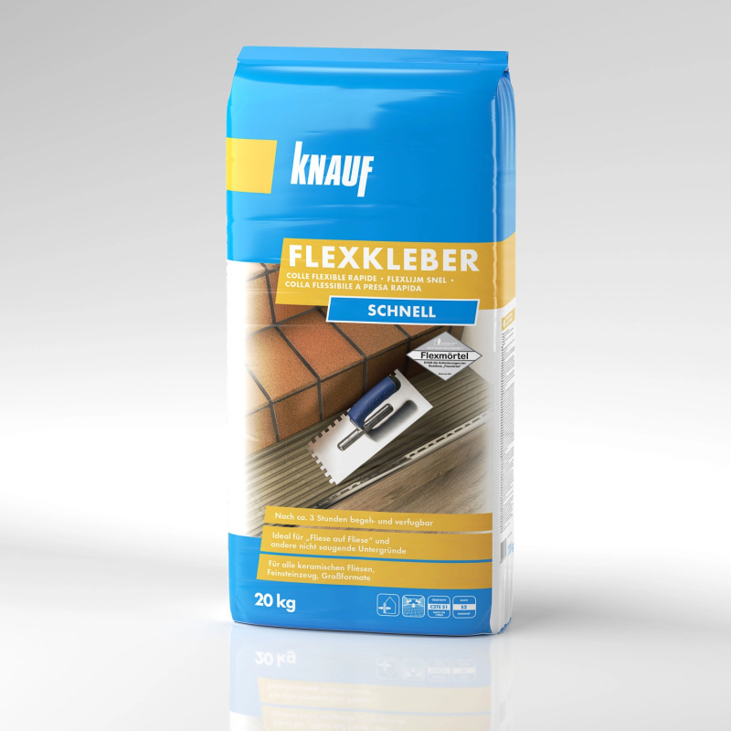 Knauf Lepidlo Flexkleber Schnell šedé 20 kg