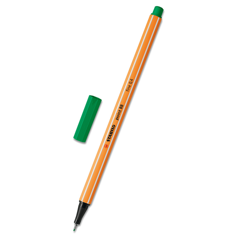 Liner Stabilo point 88 - zelený