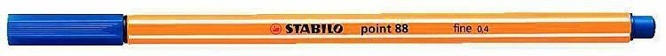 Liner Stabilo point 88 - modrý, 10 ks