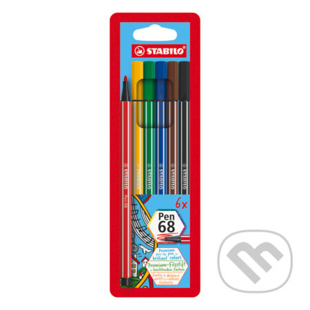 Liner Stabilo pen 68 - sada 6 barev