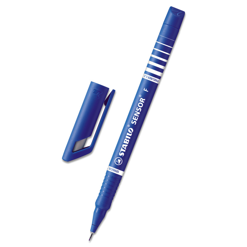 STABILO SENSOR - jemný liner s odpruženým hrotem - fine, modrý