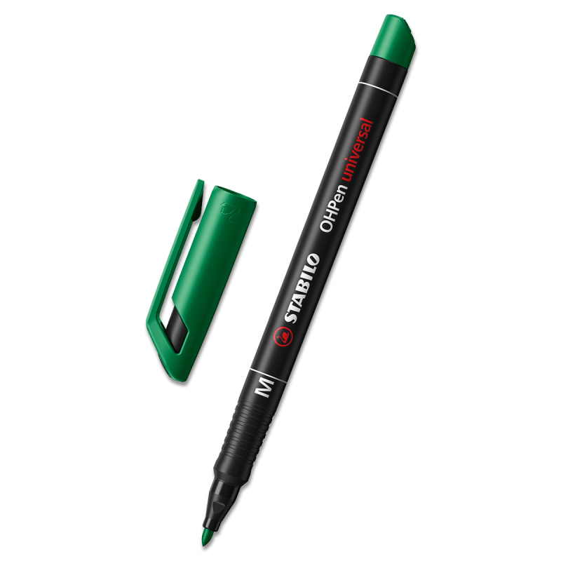 Permanentní popisovač STABILO OHPen universal 843M - zelený