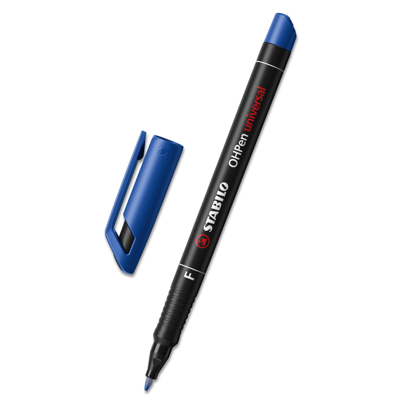Permanentní popisovač Stabilo OH Pen 842 - modrý, 0,7 mm
