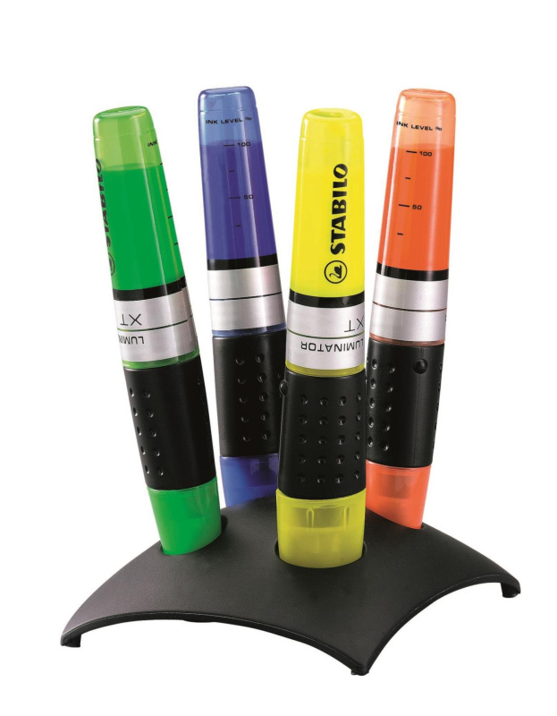 Zvýrazňovač Stabilo Luminator, 4 barvy