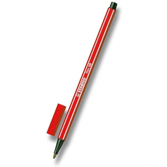 Fix Pen 68 světle červená Stabilo