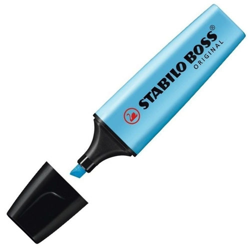 Zvýrazňovač BOSS ORIGINAL modrá Stabilo