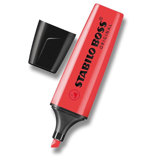 Zvýrazňovač Stabilo Boss Original červený Stabilo