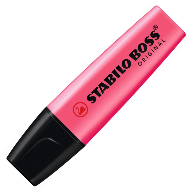 Zvýrazňovač BOSS ORIGINAL růžová Stabilo