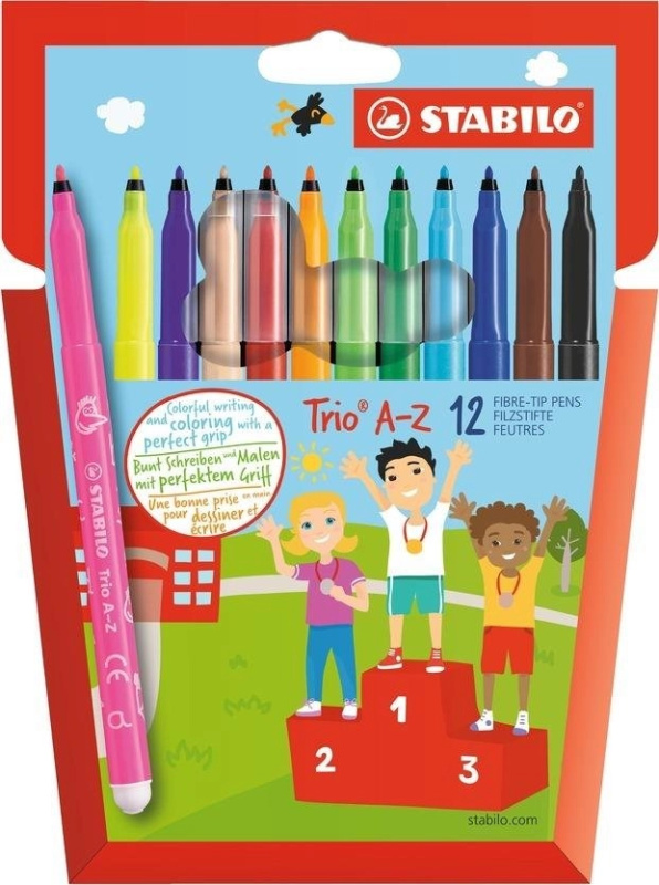 Stabilo Trio A-Z 12 Popisovačů