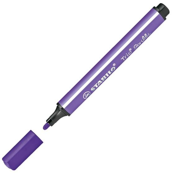 Dětský fix Stabilo Trio Scribbi - fialový