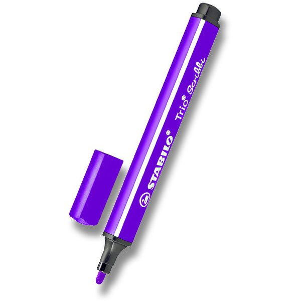Dětský fix Stabilo Trio Scribbi - fialový
