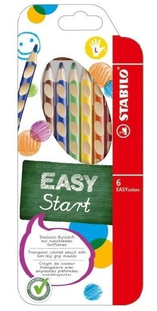 Stabilo 331/6 EASYcolors pro leváky 6 ks